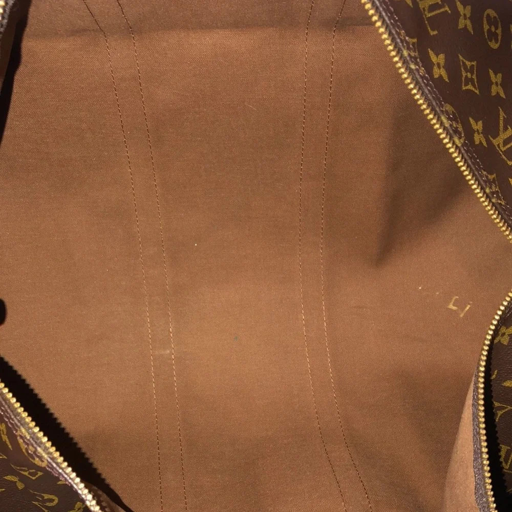 LOUIS VUITTON LV50 Keepall Monogram Canvas Tote Travel Duffle Bag LV 50 SP0992